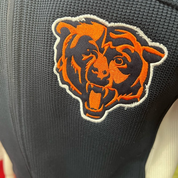 - NFL CHICAGO BEARS WAFFLE WEAVE FLEECE LINED COAT SZ SMALL - Picture 4 of 8